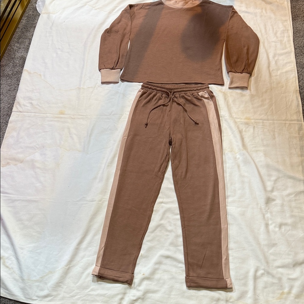 Cotton On Brown and Tan Pantsuit